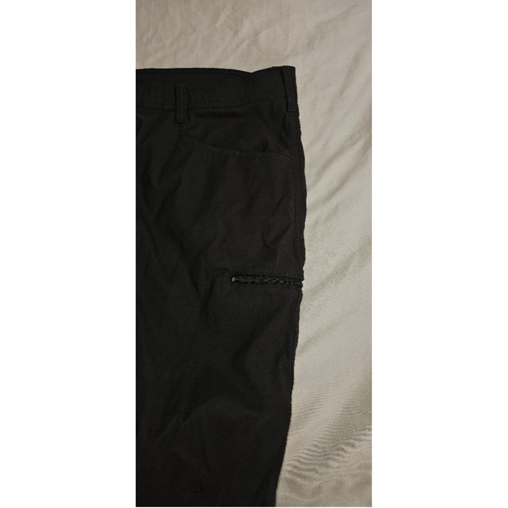 Wrangler mens Black Cargo Pants Waist 38×30 - Picture 3 of 5